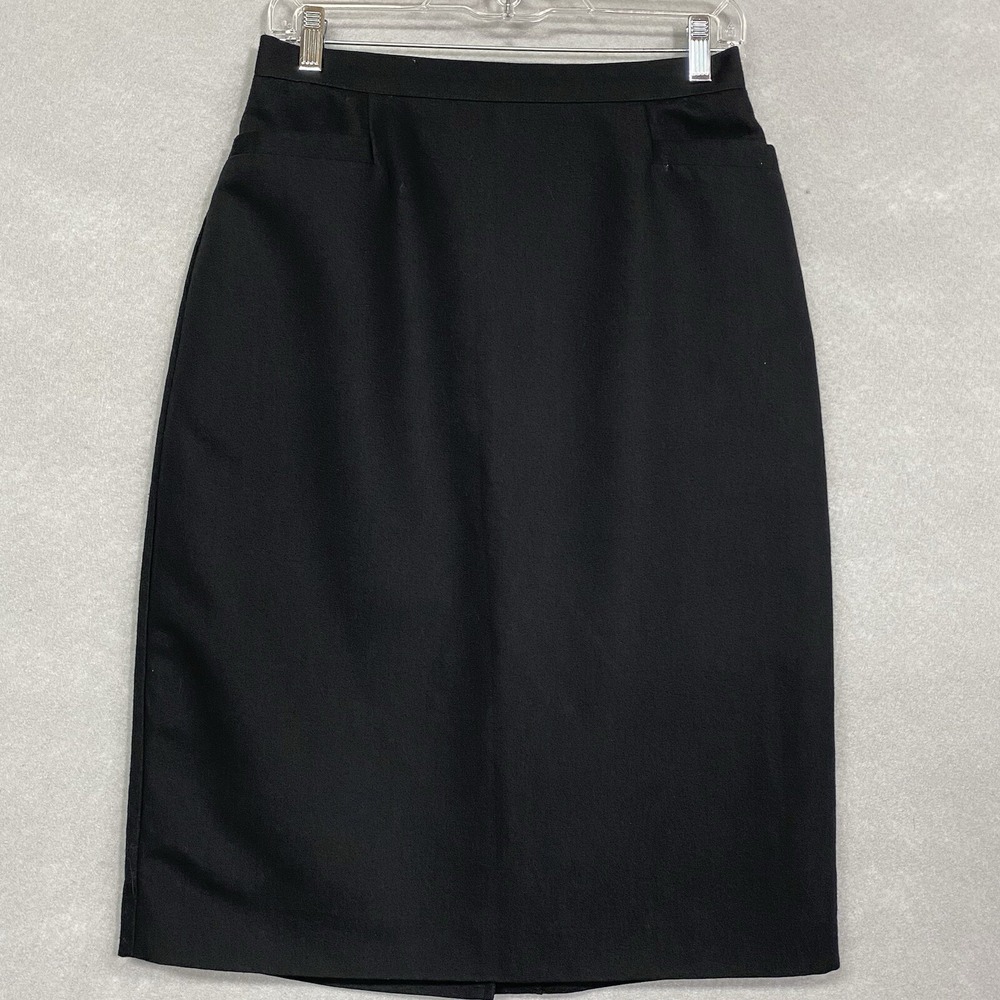 Worthington Women 10T Pencil Skirt Black Vintage Workwear Sophisticated Tall